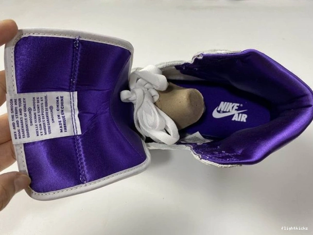 PURPLE RETRO JORDAN HIGH AIR 1 COURT CD0461-151 1208